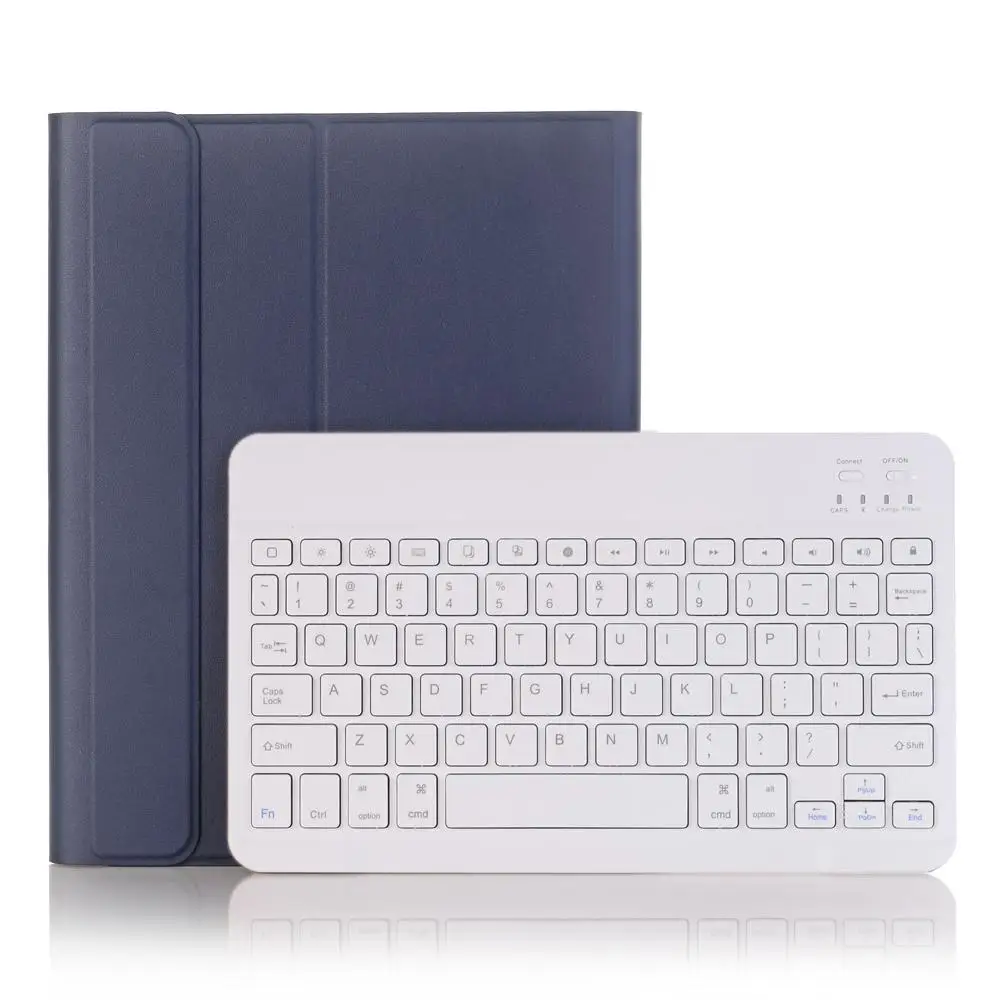 Blue with White Чехол-клавиатура для Apple iPad Air 10,5 Air 3 iPad Pro 10,5 A1701 A2152 чехол-клавиатура с Bluetooth - Цвет: Blue with White