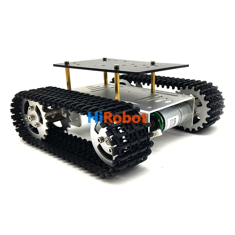 Мини T10 пластиковый трек умный Танк робот игрушка для обучения демонстрации DIY