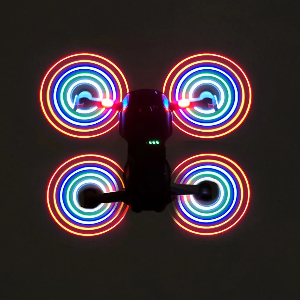 4 шт. Mavic Air светодиодный флэш-пропеллер USB зарядка Перезаряжаемые реквизит для DJI