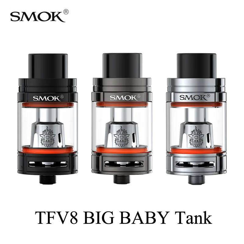 Электронная сигарета распылитель SMOK TFV8 большой детский бак Vape ручка коробка мод