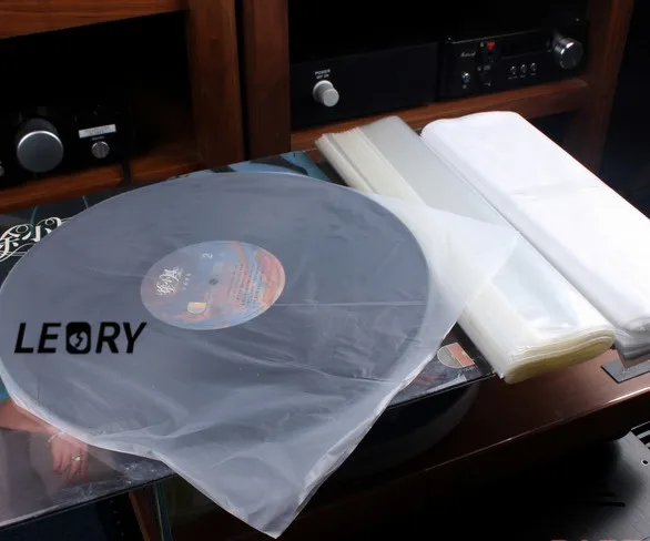LEORY 100 шт. защитная сумка для хранения 12 дюймов Lp Внутренняя/наружная толщина