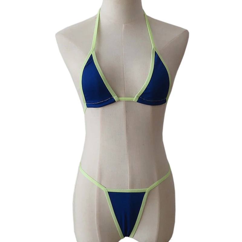 Extreme женские микро мини бикини стринги нижнее бельё для девочек Купальники со