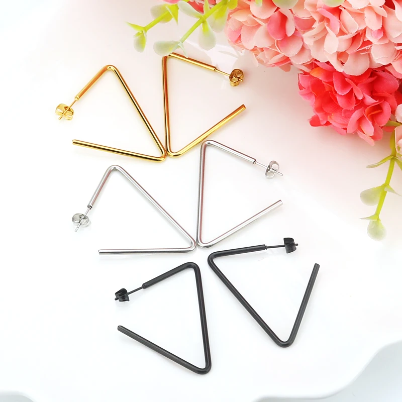 Kpop Stud Earrings Women's Ear Creoles Big Asymmetrical 2021 Men's Earring Indian Jewelry Set Wholesale | Украшения и