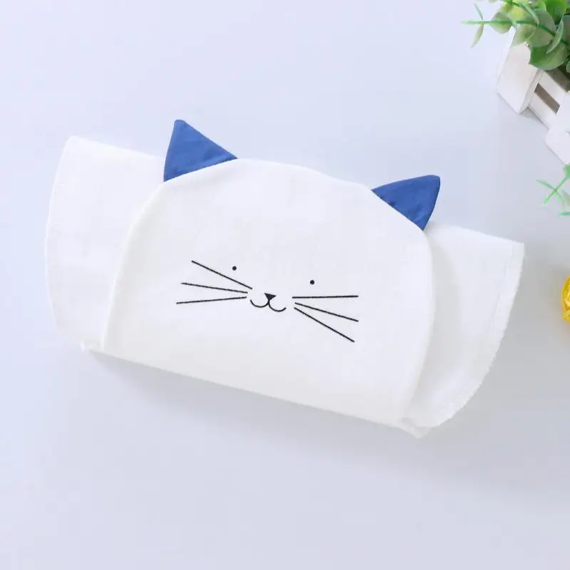 Kidlove/хлопковое Впитывающее пот полотенце с рисунком из картонной коробки, детская ткань для мытья, впитывающая пот для новорожденных