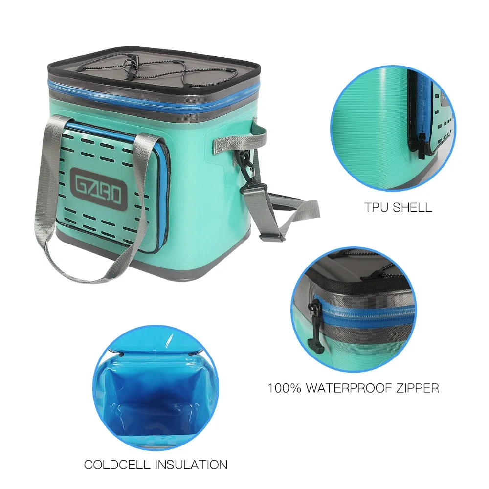 24cans TPU Cooler Bag Protable Thermal Insulated Waterproof Large Meal Package Lunch soft sided cooler bag outdoor picnic bags | Спорт и