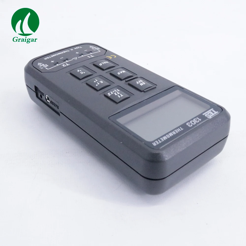 

TES1303 Dual Input Digital Thermometer with K Type Thermocouple TES-1303