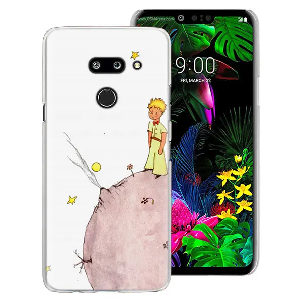01 Маленький принц Роза чехол для телефона чехол для LG G7 G8 ThinQ G5 G6 V30 V40 V50 ThinQ Q6 Q7 жесткий чехол-накладка - Цвет: 01