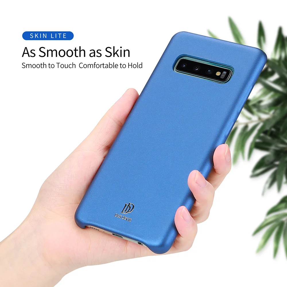 DUX DUCIS Ультратонкий чехол из искусственной кожи для Samsung Galaxy S10 Мягкий защитный Plus