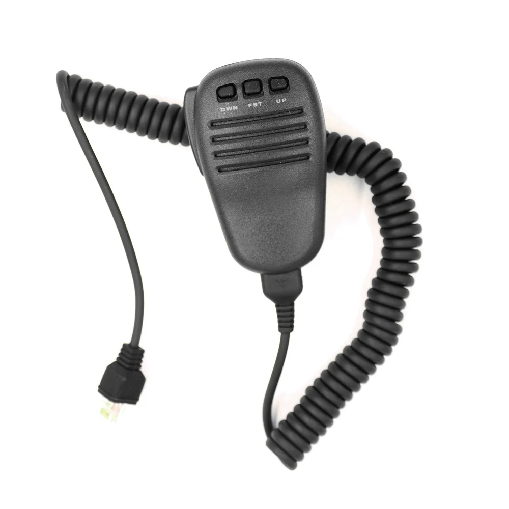 Ручной PTT Mic Микрофон RJ45 8 контактный разъем для YAESU FT-450 FT-817 FT-857 FT-897 двухстороннее радио колонки