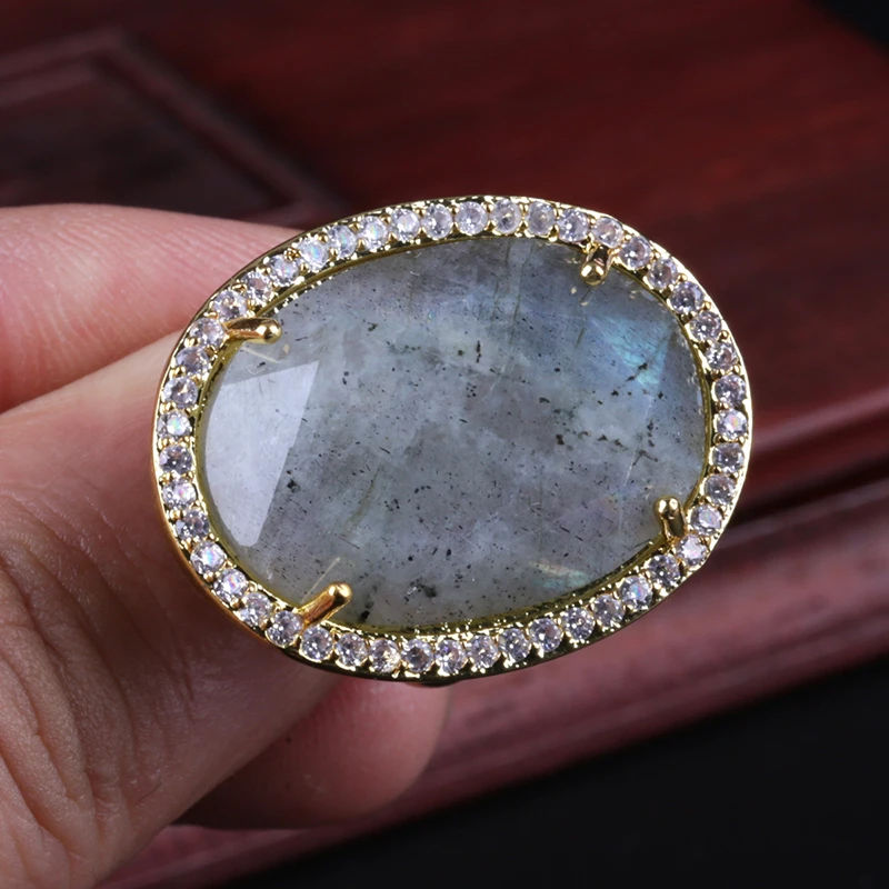 Овальный Ограненный Синий Бирюзовый howlite камень бисера очарование проложить