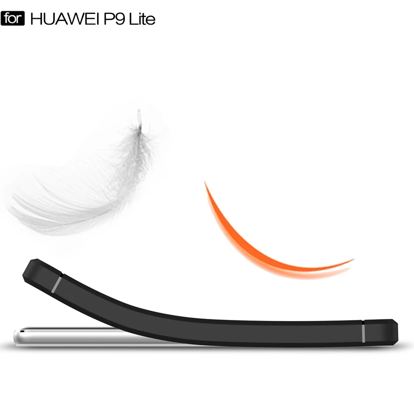 Для Huawei P9 Lite 5 2 &quotчехол из углеродного волокна тонкий прочный защитный