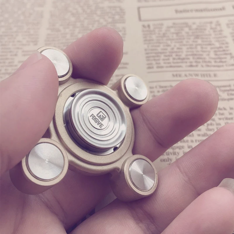 Летающий воздушный тигр ручной Спиннер EDC латунь игрушки и взрослые с синдромом
