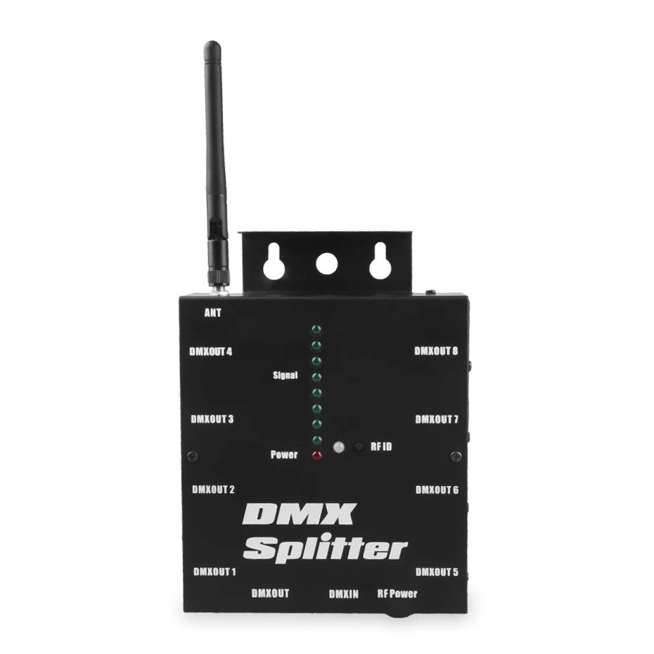 Чужой 8 способ Беспроводной DMX 512 3-контактный изолированный сплиттер усилитель с Беспроводной DMX передатчик приемник для DJ диско этапа лазерный свет