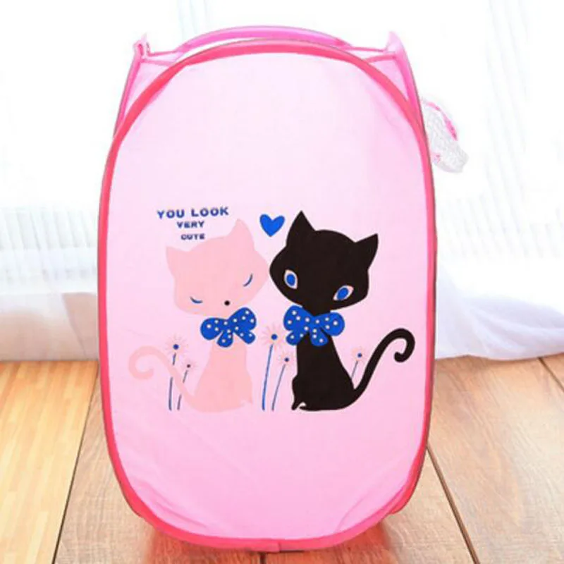 Style 7 Миньоны Hello And Kitty складной грязной одежды ведро для белья корзина для хранения детские игрушки ботинки органайзер для хранения мелочей - Цвет: Style 7