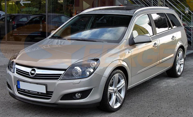 Для Opel Astra H 2004-2010 ксеноновая фара отличный RF Bluetooth контроллер многоцветный RGB светодиодный ангельские глазки Halo Кольцо Комплект