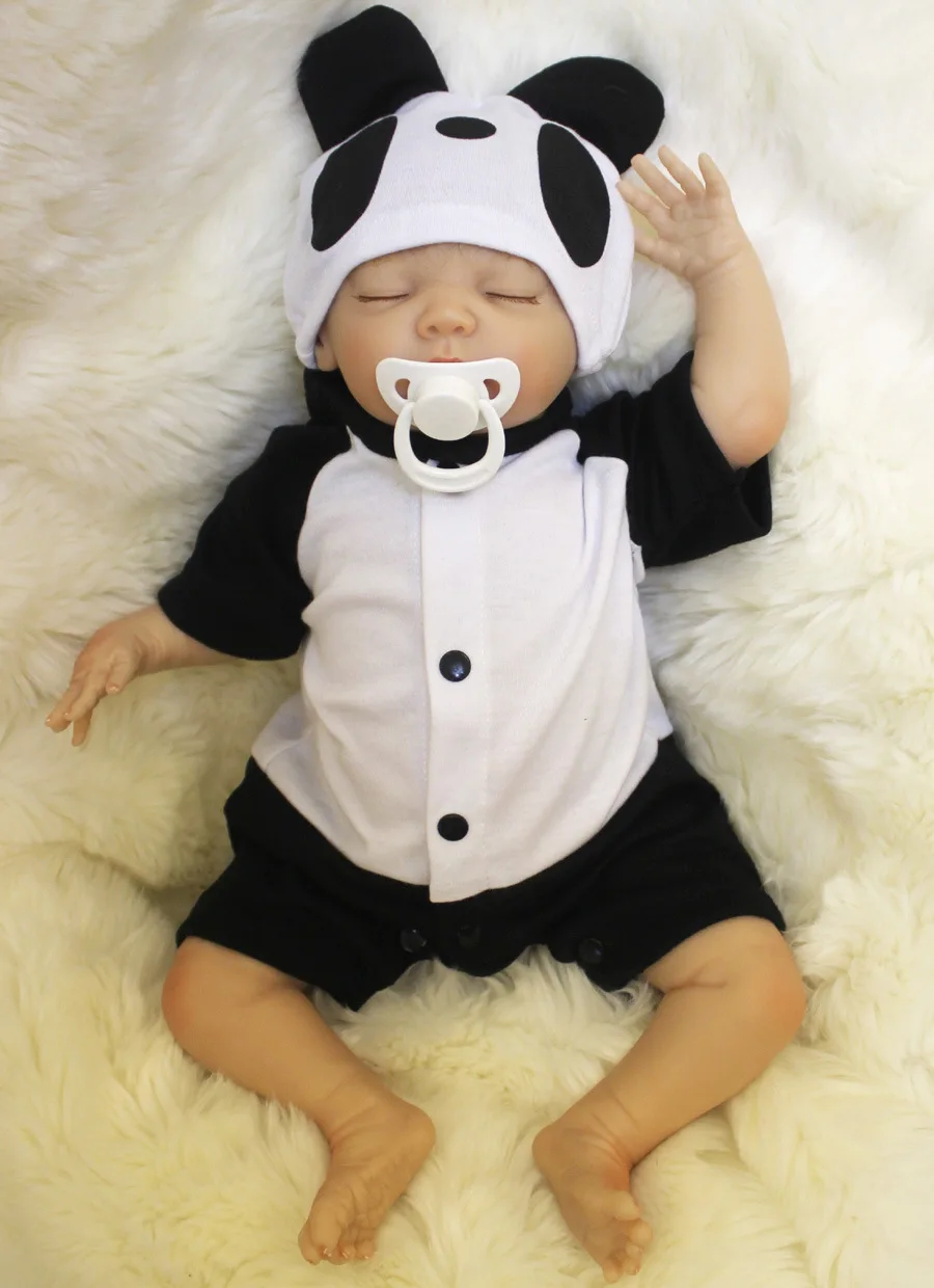 18 &quotсиликоновая Реалистичная кукла ручной работы мягкая виниловая Кукла Reborn