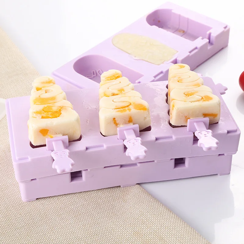 Форма для мороженого силиконовая форма в форме рождественской елки куб сделай