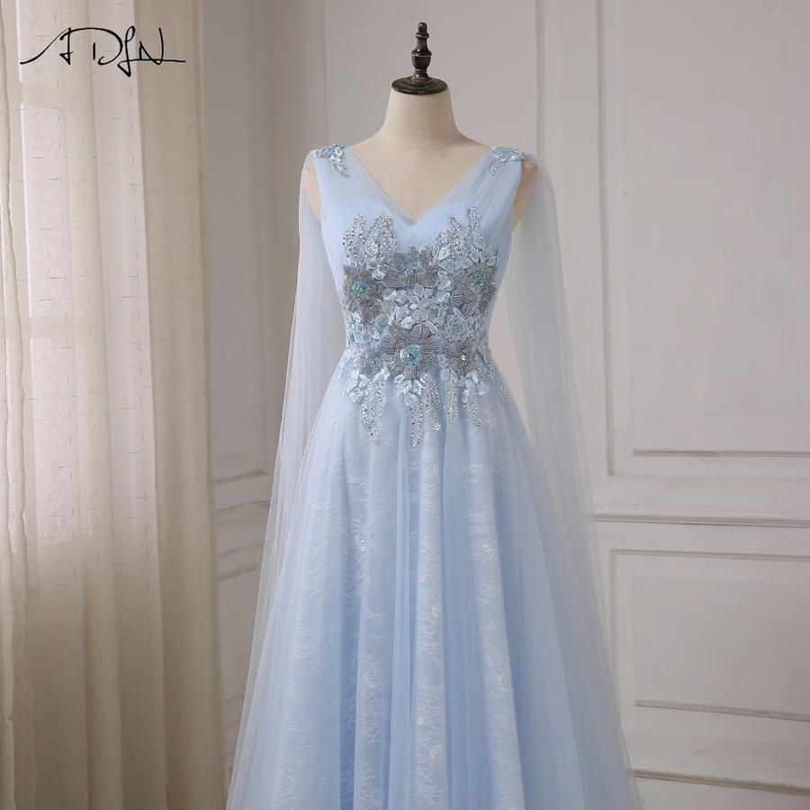 ADLN/недорогие романтические платья для выпускного вечера Vestidos de Fiesta с v образным