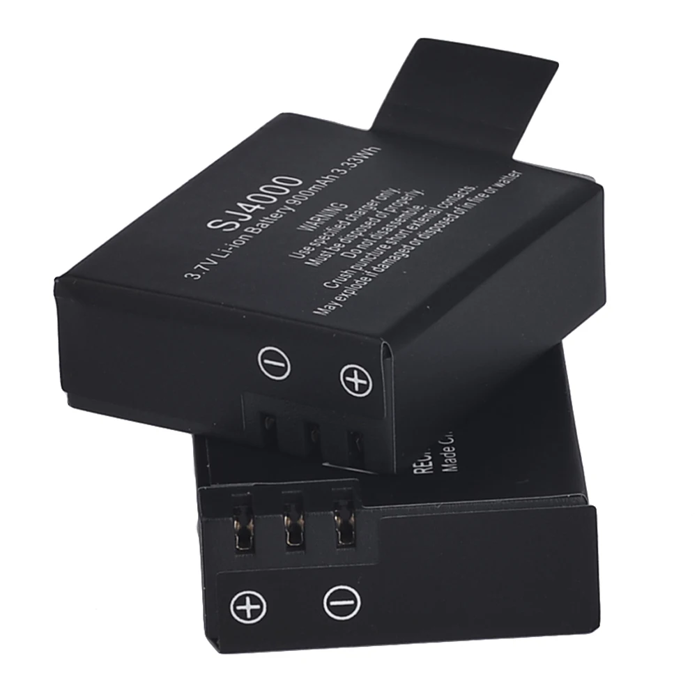 Топ 2x900mAh обновленный литий-ионный аккумулятор для SJCAM SJ4000 SJ6000 SJ5000 wifi + |