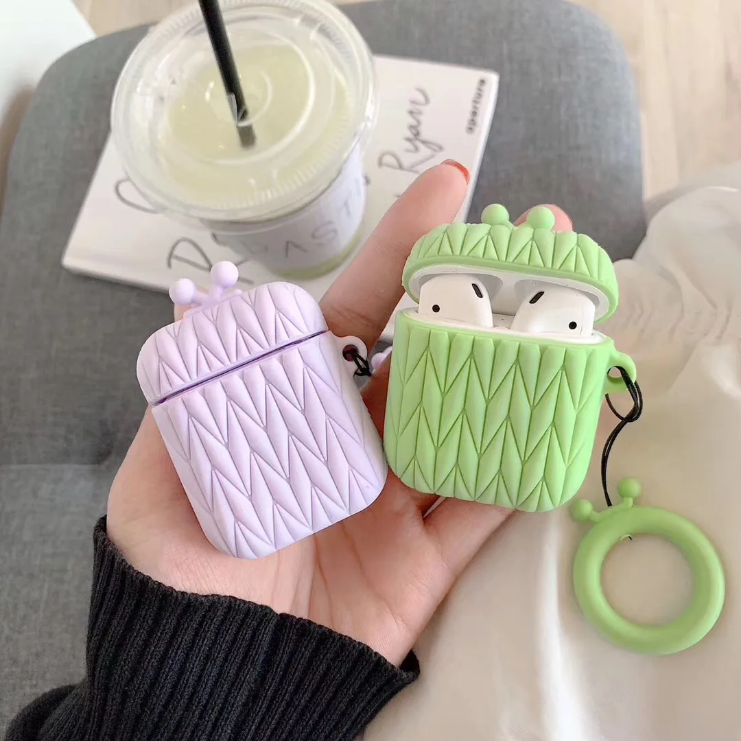 Чехол для AirPods 3D милый высококачественный чехол наушников Lotso Apple Airpods 2