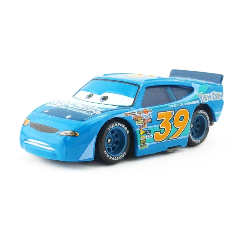 Disney «Тачки» Racer King цыпленок Хикс Lightning McQueen № 84 Металлический Игрушечный Автомобиль 1:55 на день рождения, рождественский подарок, Фирменная Новинка - Цвет: No.39 View Zeen