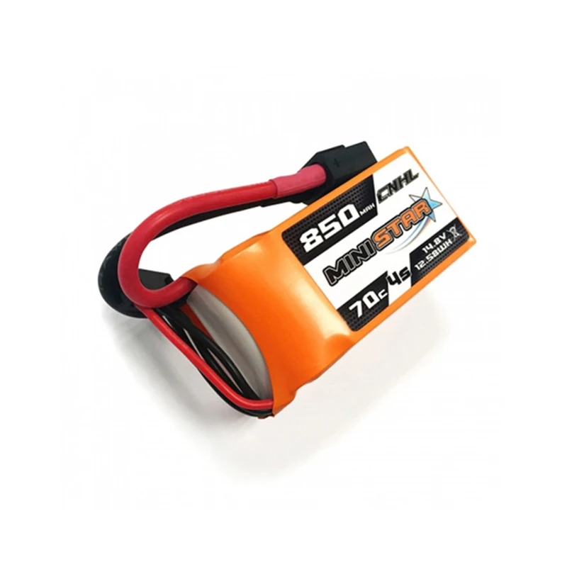 1/2/3 шт. CNHL MiniStar 850 мА/ч, 14,8 V 4S 70C литий-полимерный аккумулятор XT60 разъем для дрона с дистанционным управлением с видом от первого лица Полетный контроллер рамки DIY часть Радиоуправляемый квадрокоптер