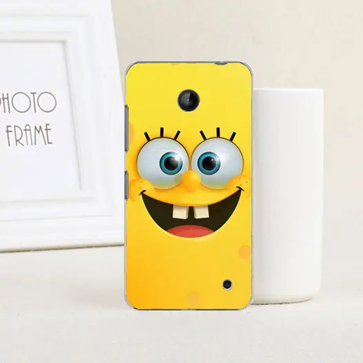 Чехол для телефона Nokia Lumia 630 цветной мультяшный Жесткий пластиковый мобильного