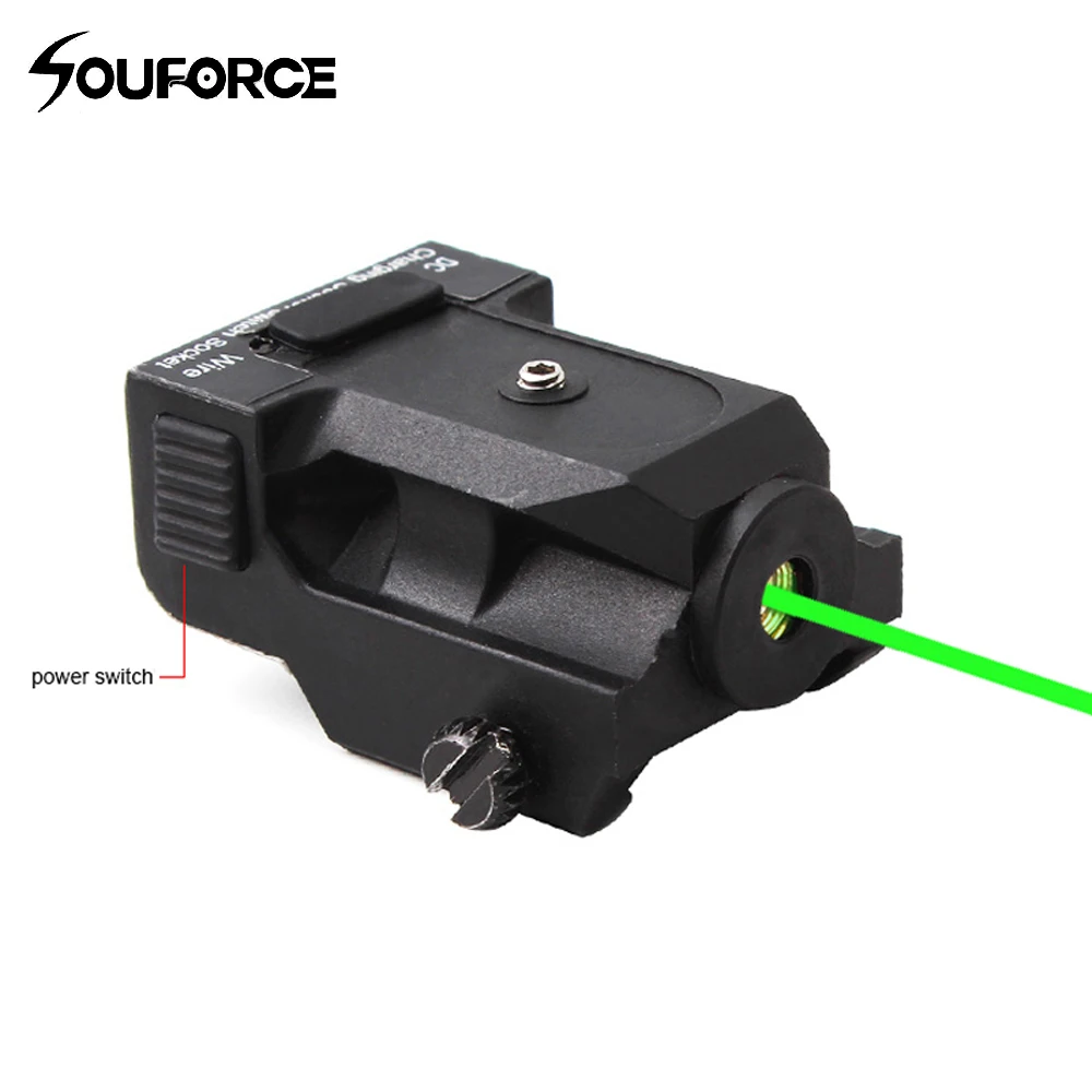 

Тактический перезаряжаемый полностью металлический зеленый лазерный прицел 50-100 м для 20 мм рельсовых креплений в Охотничьи аксессуары