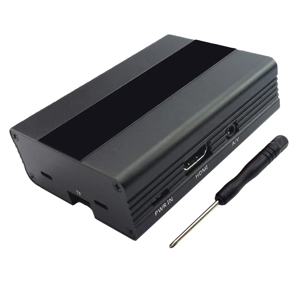 Новый алюминиевый корпус коробка контейнер для Raspberry Pi 3B + 3 2B с отверткой |