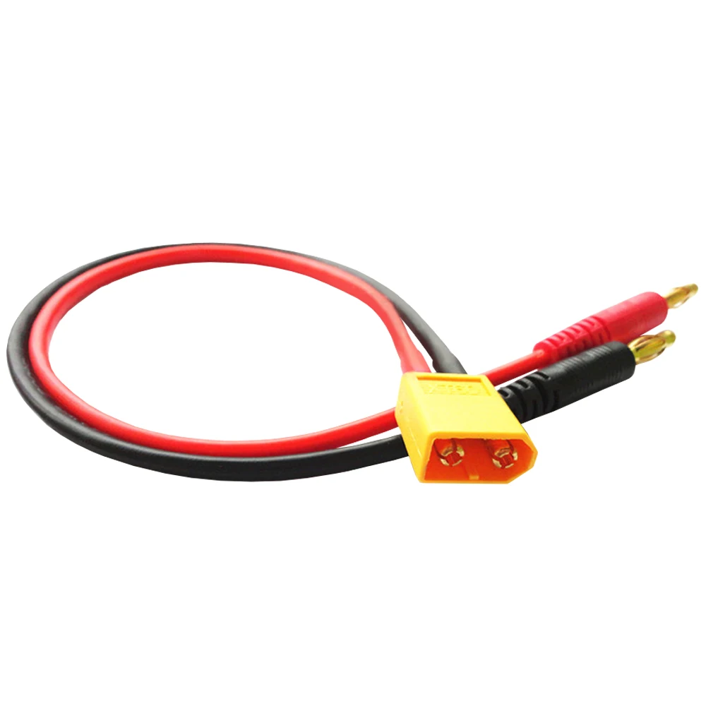 Новый кабель питания постоянного тока 300 мм 14AWG XT60 штекер до 4 гнездо