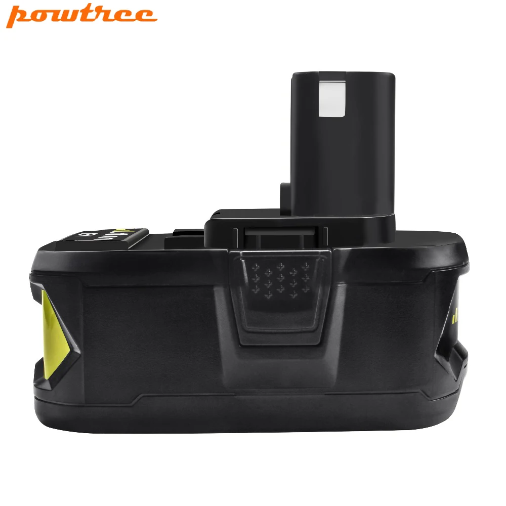 Аккумуляторная батарея Powtree 18 в 4000 мАч для Ryobi Li Ion P108 P 108 аккумулятор RB18L40 P2000 P310 BIW180