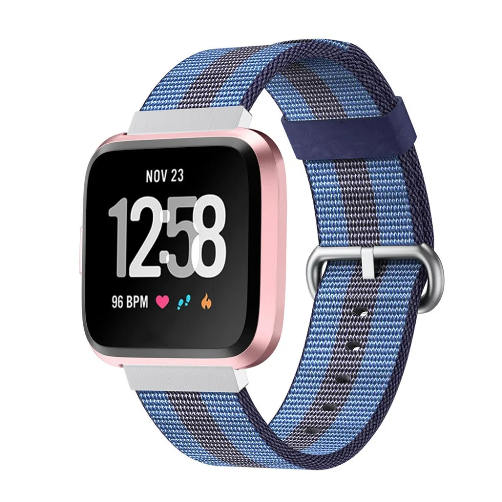 Нейлоновый сменный ремешок для часов Fitbit Versa Lite ремешок для часов легкий ремешок-браслет Элегантный Модный регулируемый ремешок