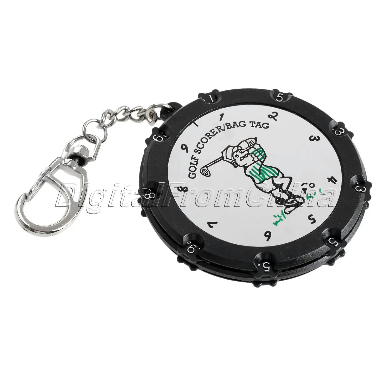 Счетчик очков для игры в гольф 18 отверстий с цепочкой ключей аксессуары
