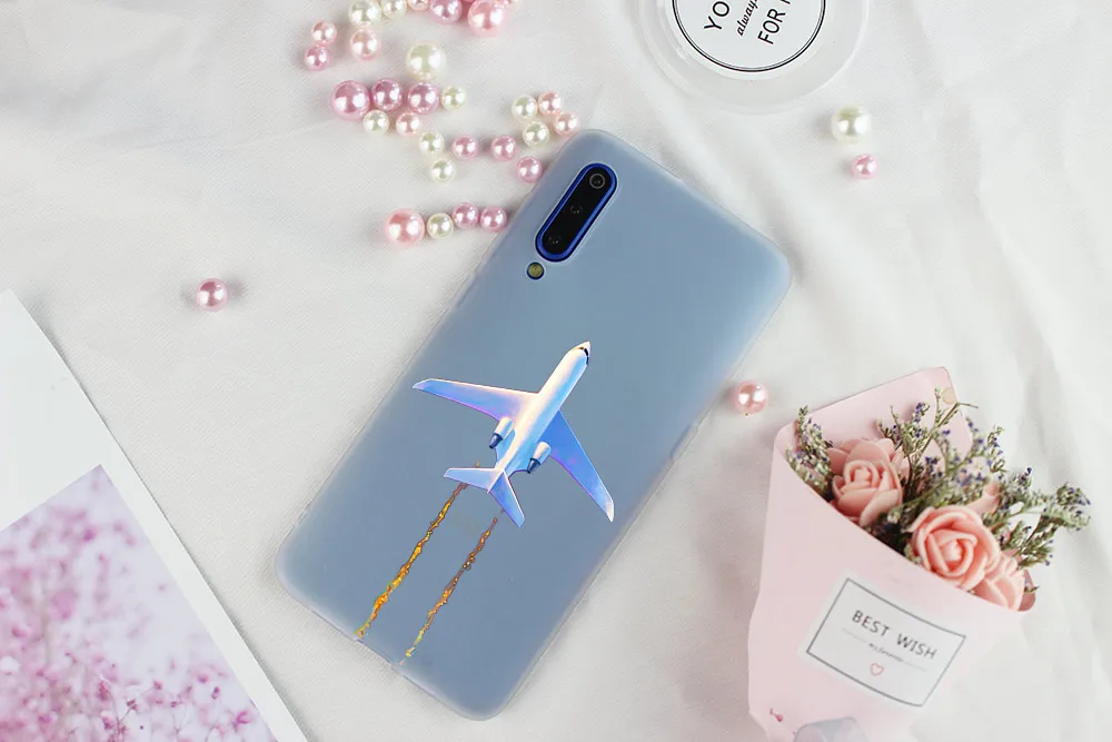 Aircraft Airplane fly travel Soft TPU Case For Xiaomi Mi 12 11 Pro Ultra 10 9 8 SE 6X A3 A2 LITE cc9 cc9e Cover | Мобильные телефоны