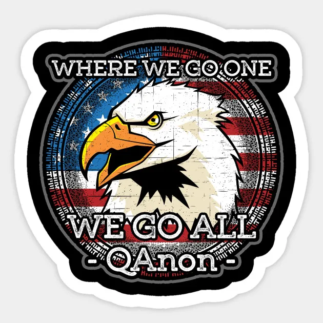 1 шт. Q Anon Where We Go One All WWG1WGA наклейка водонепроницаемая для ноутбука автомобиля