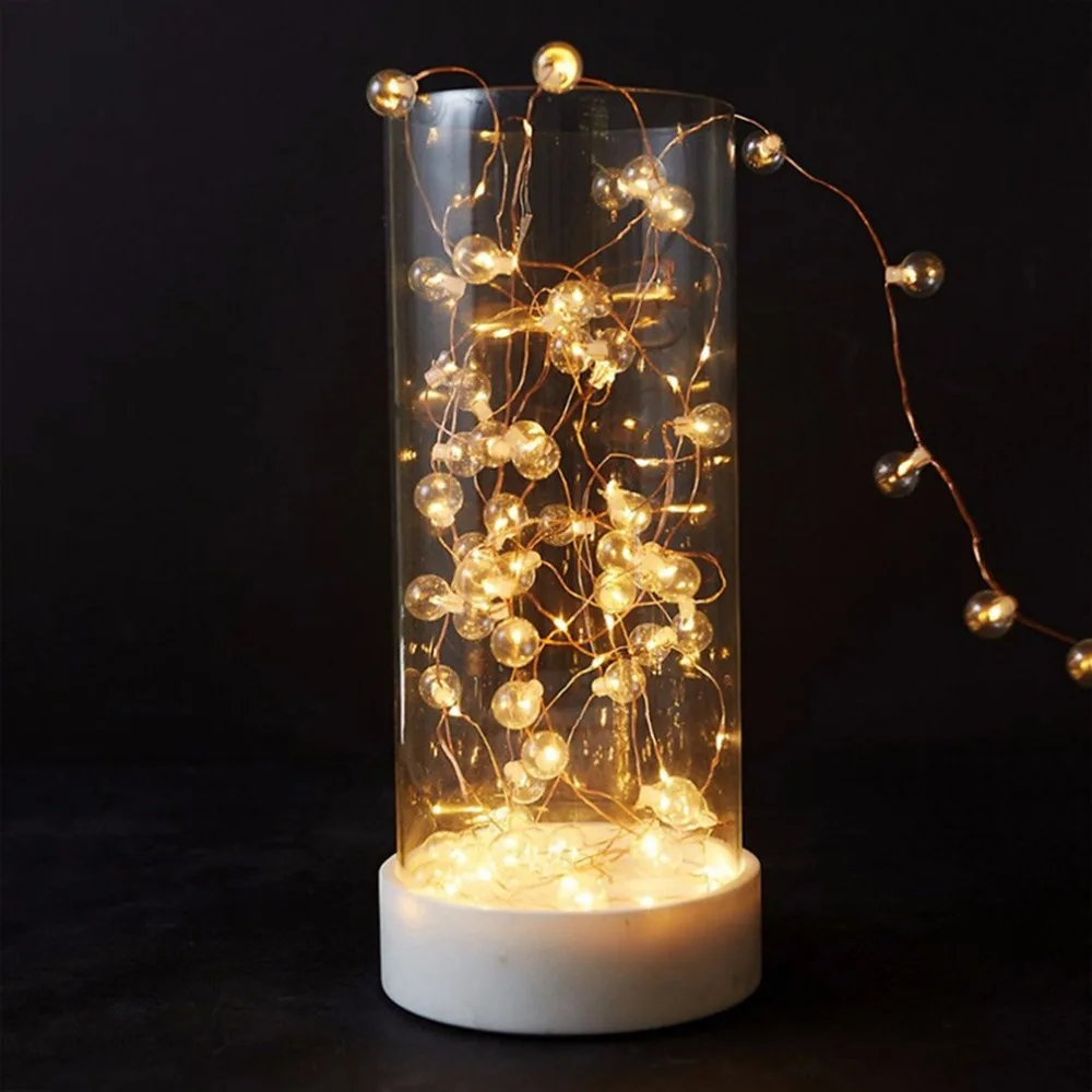 2 м 20LED свет шнура Открытый сказочных огней лампы гирлянда сад Главная Свадебная