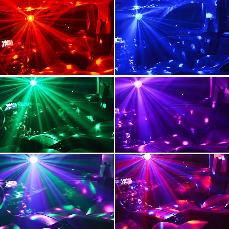 СВЕТОДИОДНЫЙ Автомобильный декоративный светильник RGB светодиодный usb для