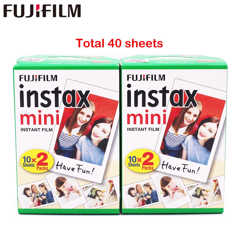 Фотопленка Fuji Fujifilm Instax Mini 8 Blanc 2 пачки 40 листов пленка для мини 11 7 фотоаппаратов
