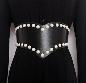 Женский подиумный эластичный пояс из искусственной кожи, винтажные корсеты для платья, пояс, ремни, декоративный широкий пояс R1276