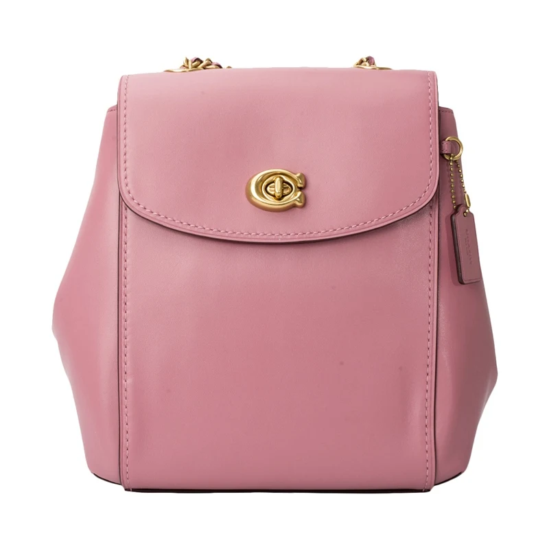 Тренерский Рафинированный рюкзак Parker 35568/38584 из телячьей кожи - Цвет: Rose Pink35568B4RO