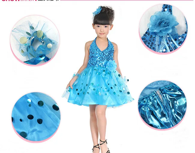 Балетное платье для девочек одежда джазовых танцев детские балетные джазовые