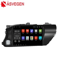asvegen android 7 1 hd touch screen quad core car auto wifi video radio multimedia player gps navigation for toyota hilux 2017