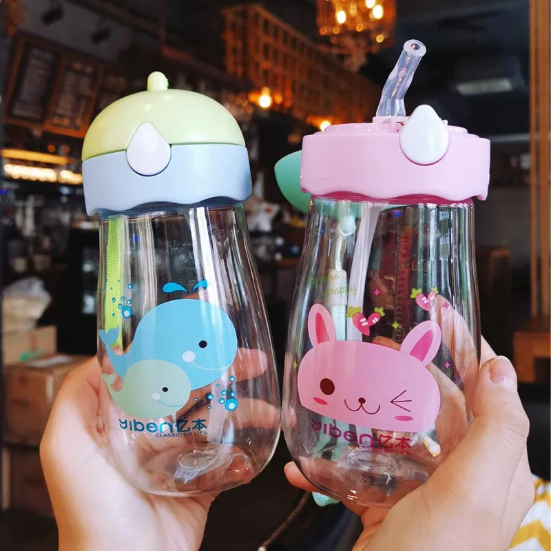 1Pcs Creative Kids Milk Bottle Raindrop Water Bottle Kids Party Supplies Sports Bottle Home Christmas Decorations Halloween Gift