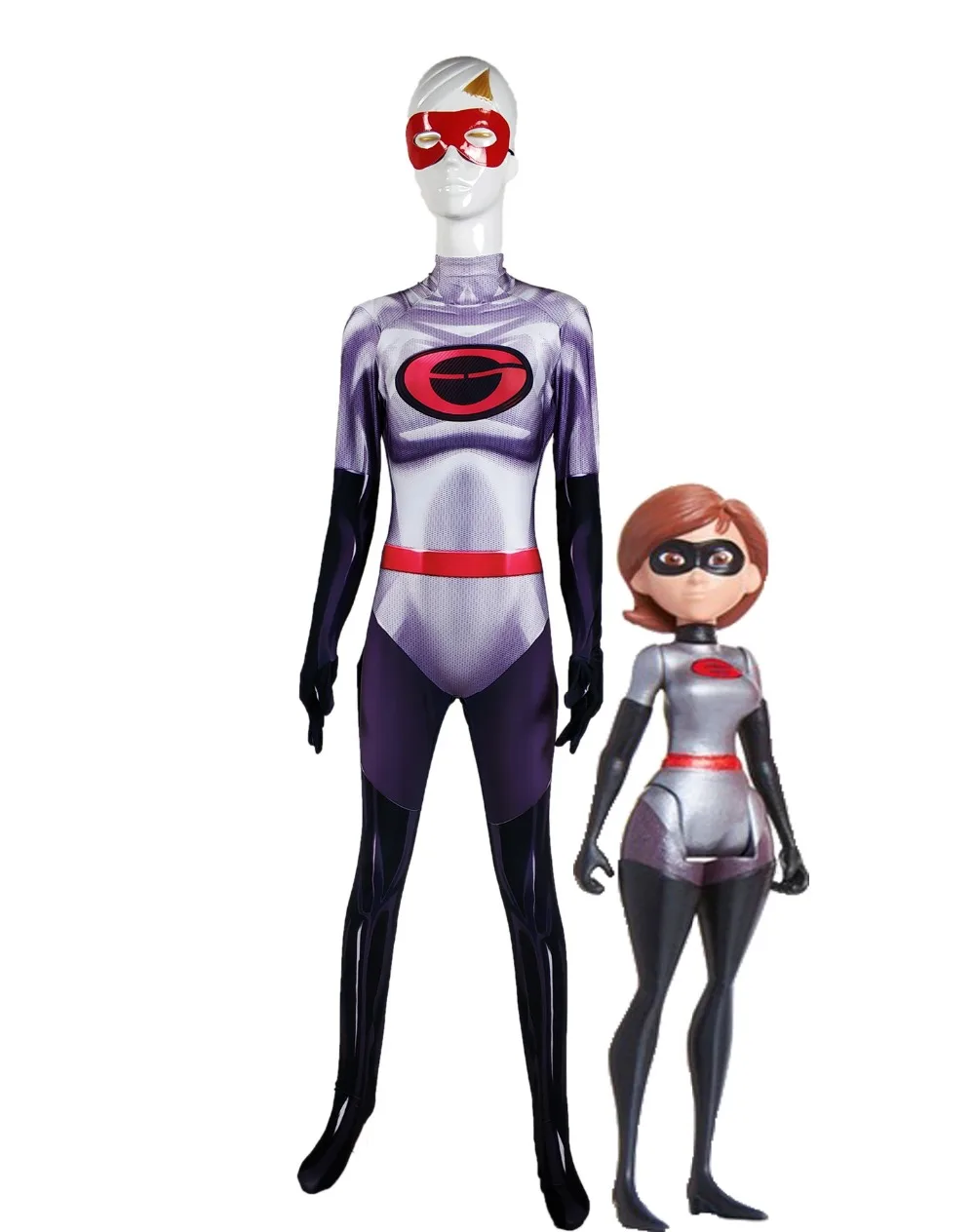 The Incredibles 2 Elastigirl Cosplay Costume Women Superhero Bodysuit 3D Lycra Spandex Zentai Halloween Party suit | Тематическая