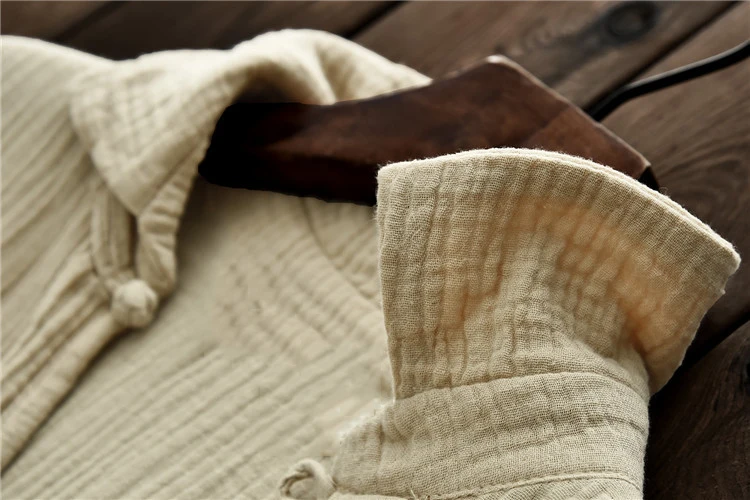 Новинка 2017 Осенний Тренч из хлопка и льна Женская Длинная ветровка в китайском