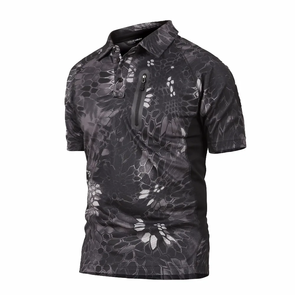 

Men Tactical Camouflage T Shirts Outdoor Quick-dry Camping Climbing Hiking Trekking Breathable Sports Training Combat Male Tops