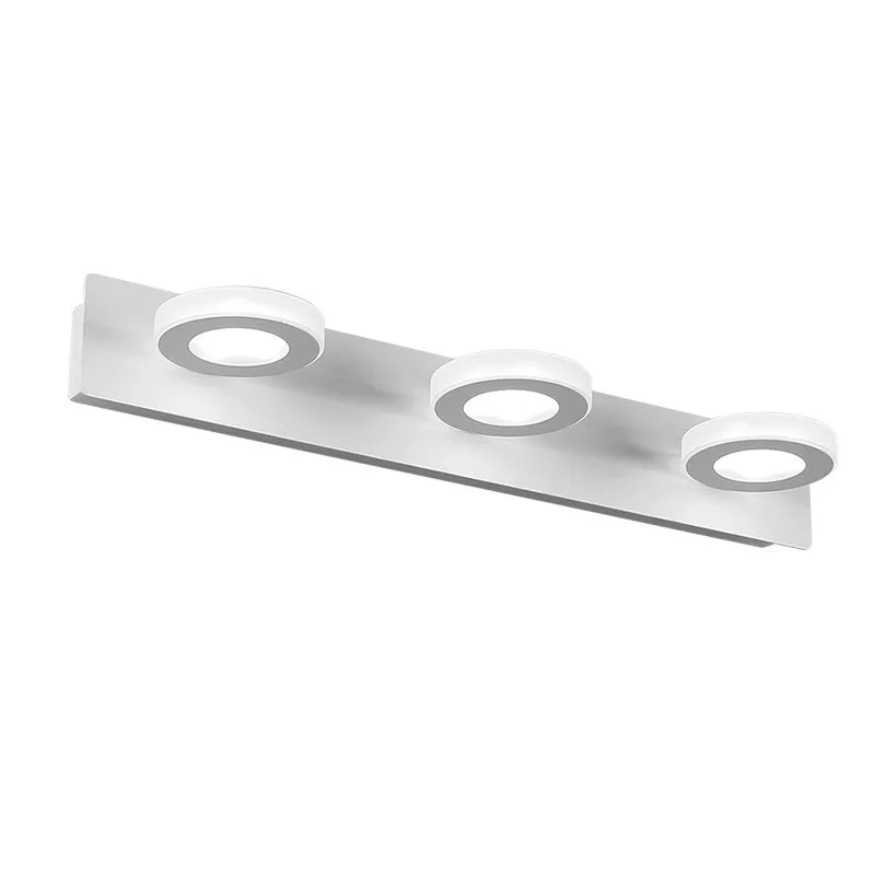 Металлический акриловый зеркальный налобный фонарь светодиодный настенный