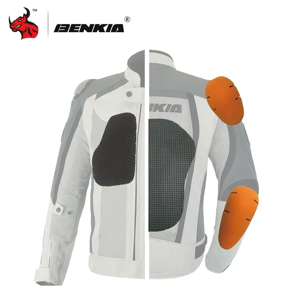Мотоциклетная куртка BENKIA мужская для мотокросса защитная гоночная езды на