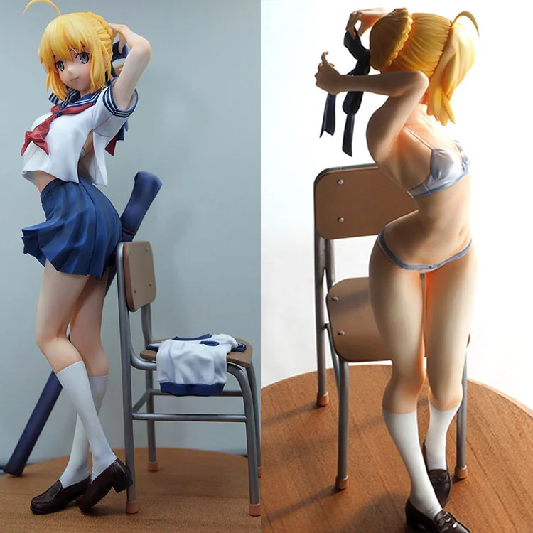 Экшн-фигурка Fate/stay night Fate/Zero Arturia Pendragon ПВХ красивая модель кресла для девочек