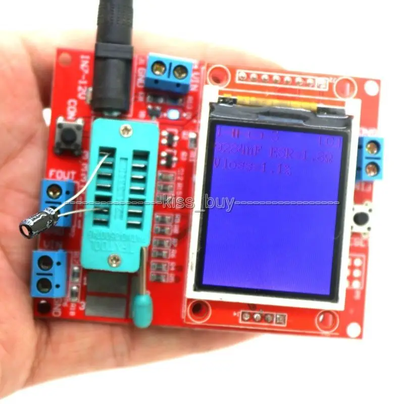 GM328 Transistor Tester DC7-12v LCR ESR Frequency Meter PWM Signal Generator | Электронные компоненты и